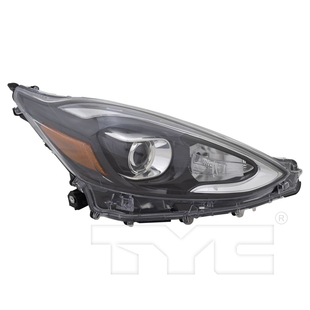 TOYOTA PRIUS C (1.5L) HEAD LAMP ASSY RIGHT (Passenger Side) **CAPA** OEM#8110552M30 2018-2019 PL#TO2503259C