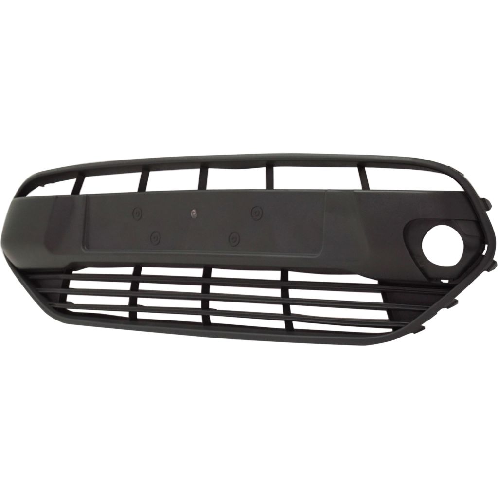 FORD TRUCKS & VANS TRANSIT CONNECT FRONT BUMPER GRILLE UPPER BLACK (WO/HONEYCOMB MESH)**CAPA** OEM#DT1Z17E810B 2014-2018 PL#FO1036172C