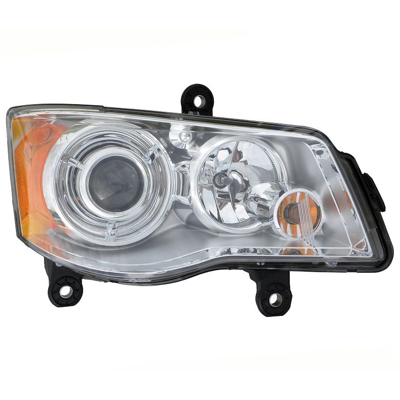 CHRYSLER TOWN & COUNTRY HEAD LAMP ASSY RIGHT (Passenger Side) (HID)(WO/ KIT)**CAPA** OEM#5113334AF 2008-2016 PL#CH2519126C