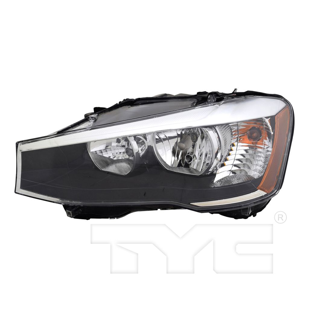 BMW BMW X3 HEAD LAMP ASSEMBLY LEFT (Driver Side) (HALOGEN) OEM#63117334073 2015-2017 PL#BM2518142