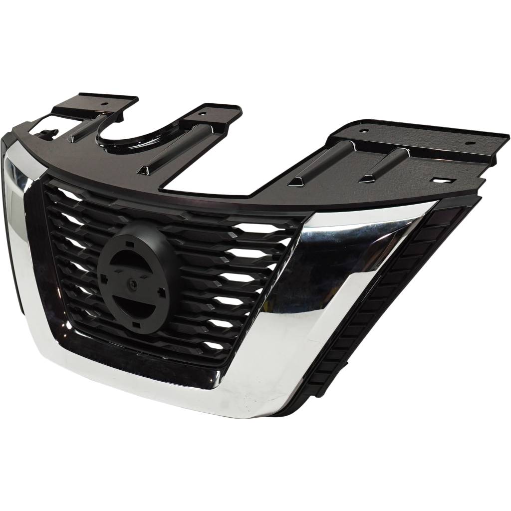 NISSAN(DATSUN) ROGUE (2.5L) GRILLE CHR/BLK (W/ CAMERA)(WO/ADAPTIVE CRUISE) OEM#623106FL0B 2017-2018 PL#NI1200281