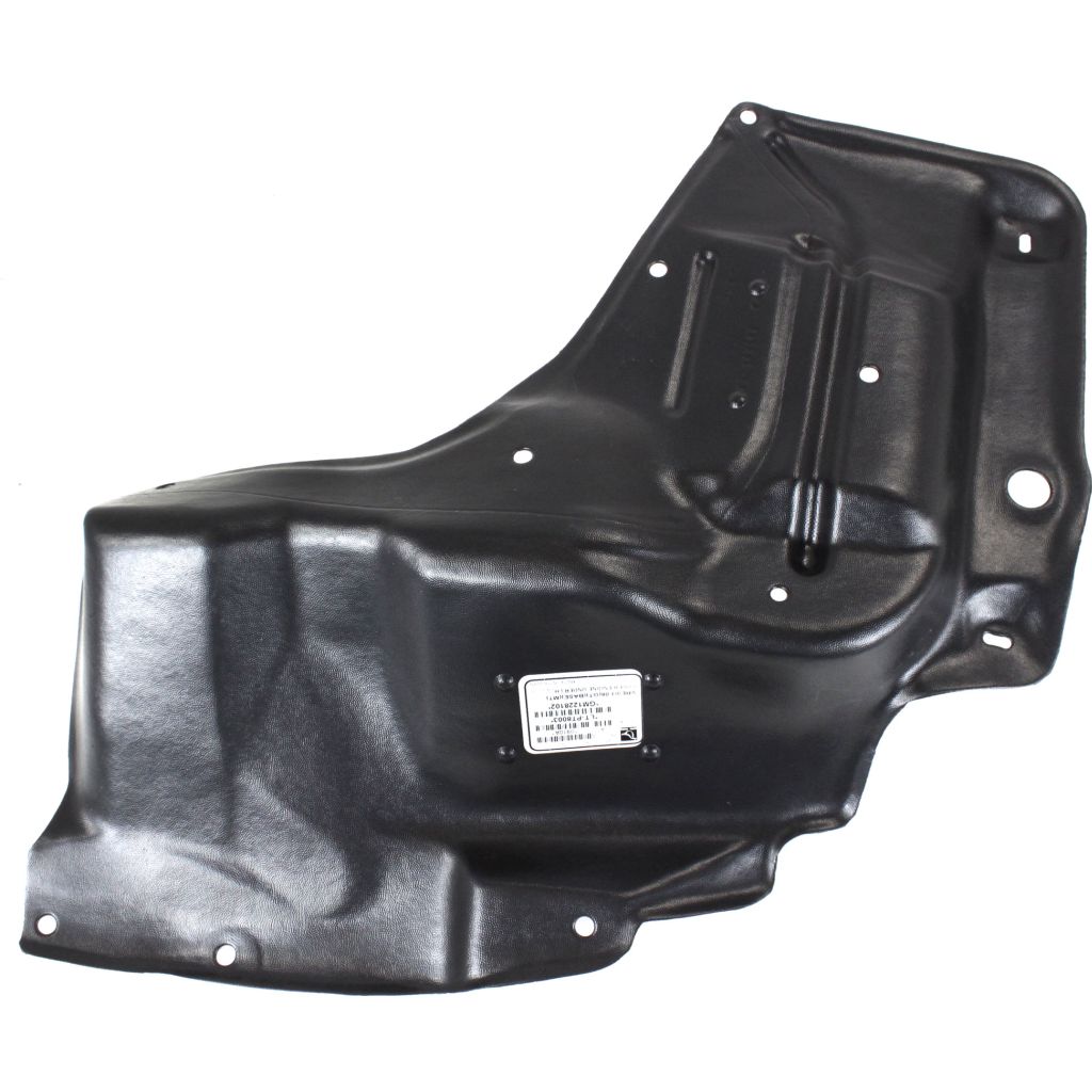 PONTIAC VIBE FRONT SPLASH SHIELD LEFT (Driver Side) (M/T)(EXC 03-06 GT)(ENG CVR) OEM#88970716 2003-2008 PL#GM1228102
