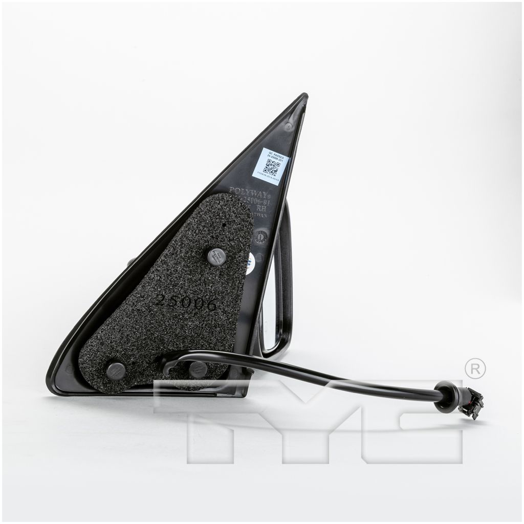 JEEP LIBERTY DOOR MIRROR RIGHT (Passenger Side) POWER/HEATED (W/O MEMORY)(BLK) OEM#55155839AI-PFM 2002-2007 PL#CH1321232