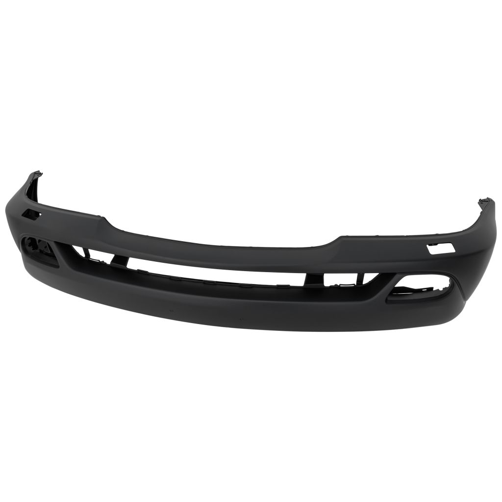 MERCEDES-BENZ ML-CLASS (163) FRONT BUMPER COVER PRIMED (W/RECT FOG)(W/O PARK)(W/WASHER) OEM#1638804670 2002-2005 PL#MB1000163
