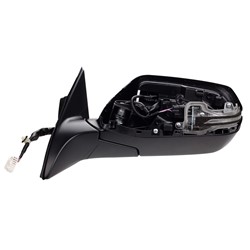 HONDA HRV DOOR MIRROR LEFT (Driver Side) PWR/HTD/SIGNAL (MAN-FOLD)(BLK CVR) OEM#76258T7WA61-PFM 2017-2022 PL#HO1320309