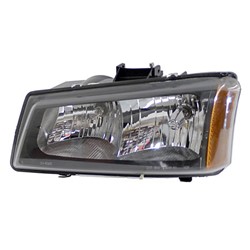 GM TRUCKS & VANS SILVERADO/PU (CHEVY) (07 OLD STYLE) HEAD LAMP ASSEMBLY LEFT (Driver Side) OEM#10396913 2003-2007 PL#GM2502257