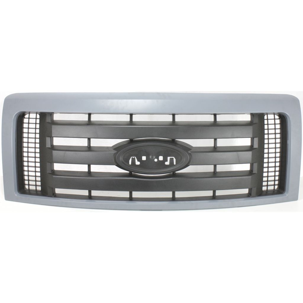 FORD TRUCKS & VANS FORD/PU (F150)(EXC SVT RAPTOR) GRILLE PTD FRAME/TEXT BLACK (3 BAR) (STX MDL) OEM#9L3Z8200BPTM 2009-2014 PL#FO1200512