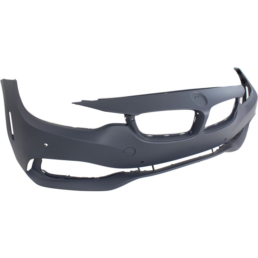 BMW BMW 4 (2DOORS/COUPE) FRONT BUMPER COVER PRIMED (WO/M SPORT) WO/WASHER W/ PK SENSOR OEM#51117363277 2014-2017 PL#BM1000382