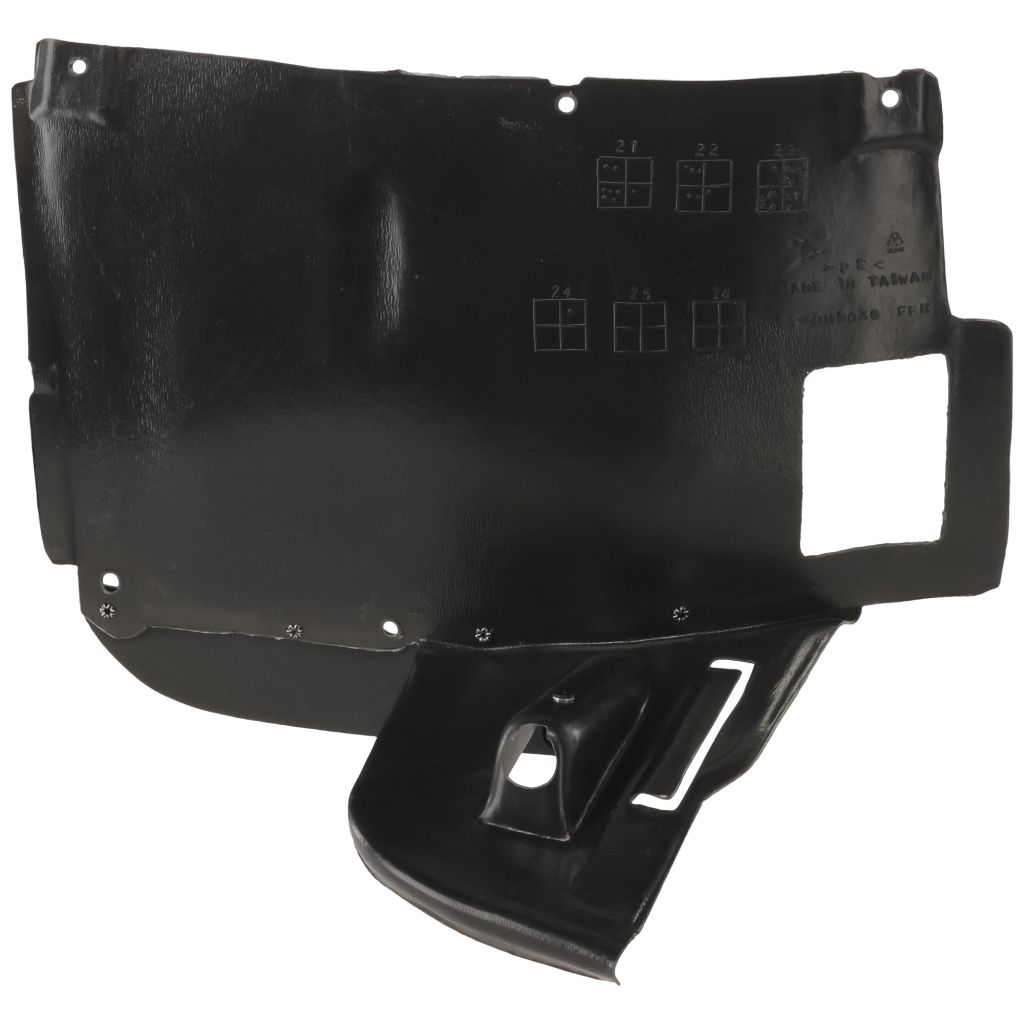 BMW BMW 5 SERIES FENDER LINER RIGHT (Passenger Side) (FRONT SECTION) OEM#51717008690 2001-2003 PL#BM1228104