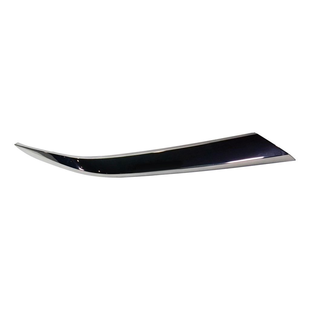 HYUNDAI SANTA FE FRONT BUMPER UPPER GARNISH RIGHT (Passenger Side) DARK SATIN-CHROME OEM#86376S2020 2019-2020 PL#HY1047115