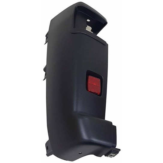 DODGE TRUCKS & VANS PROMASTER 1500/2500/3500 REAR BUMPER SIDE COVER LEFT (Driver Side) (Driver Side) TXT-BLACK W/REFLECTOR (W/BSD) **CAPA** OEM#7FM51JXWAB 2022-2025 PL#CH1116108C