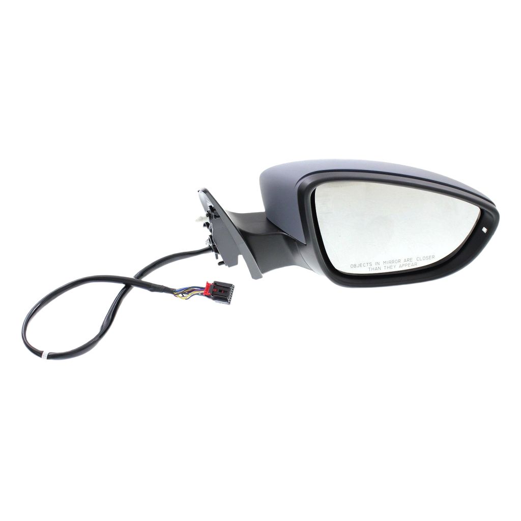 VOLKSWAGEN CC DOOR MIRROR RIGHT (Passenger Side) PWR/HTD/SIGNAL/PUDDLE/P-FOLD/MEMORY OEM#3C8857508BF9B9-PFM 2009-2012 PL#VW1321143