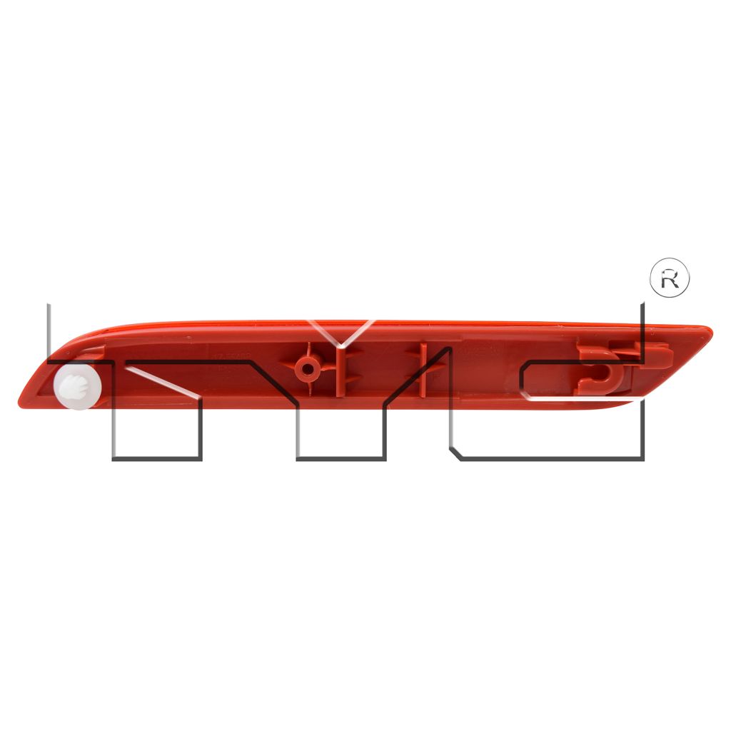 HONDA CIVIC COUPE REAR REFLECTOR LAMP RIGHT (Passenger Side) OEM#33505TS8A52 2014-2015 PL#HO1185110