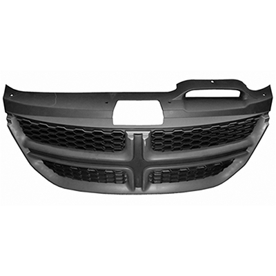 DODGE JOURNEY GRILLE PTD/BLACK (EXC CROSSROAD) OEM#1VU67TZZAC 2011-2019 PL#CH1200361