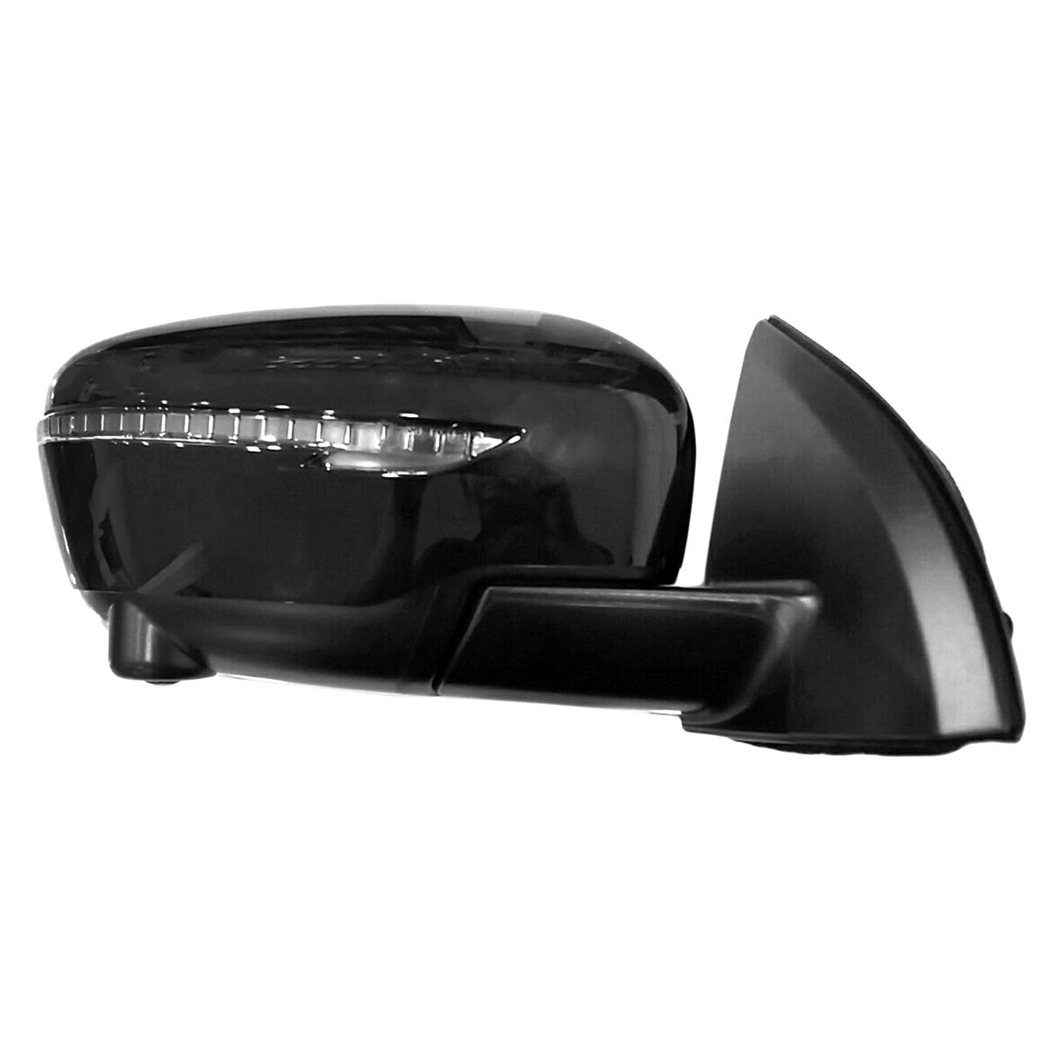 NISSAN ROGUE SPORT (2.0L) DOOR MIRROR RIGHT (Passenger Side) PWR/HTD/SIGNAL/CAMERA (BLACK CVR) OEM#963016MA2B-PFM 2017-2021 PL#NI1321302
