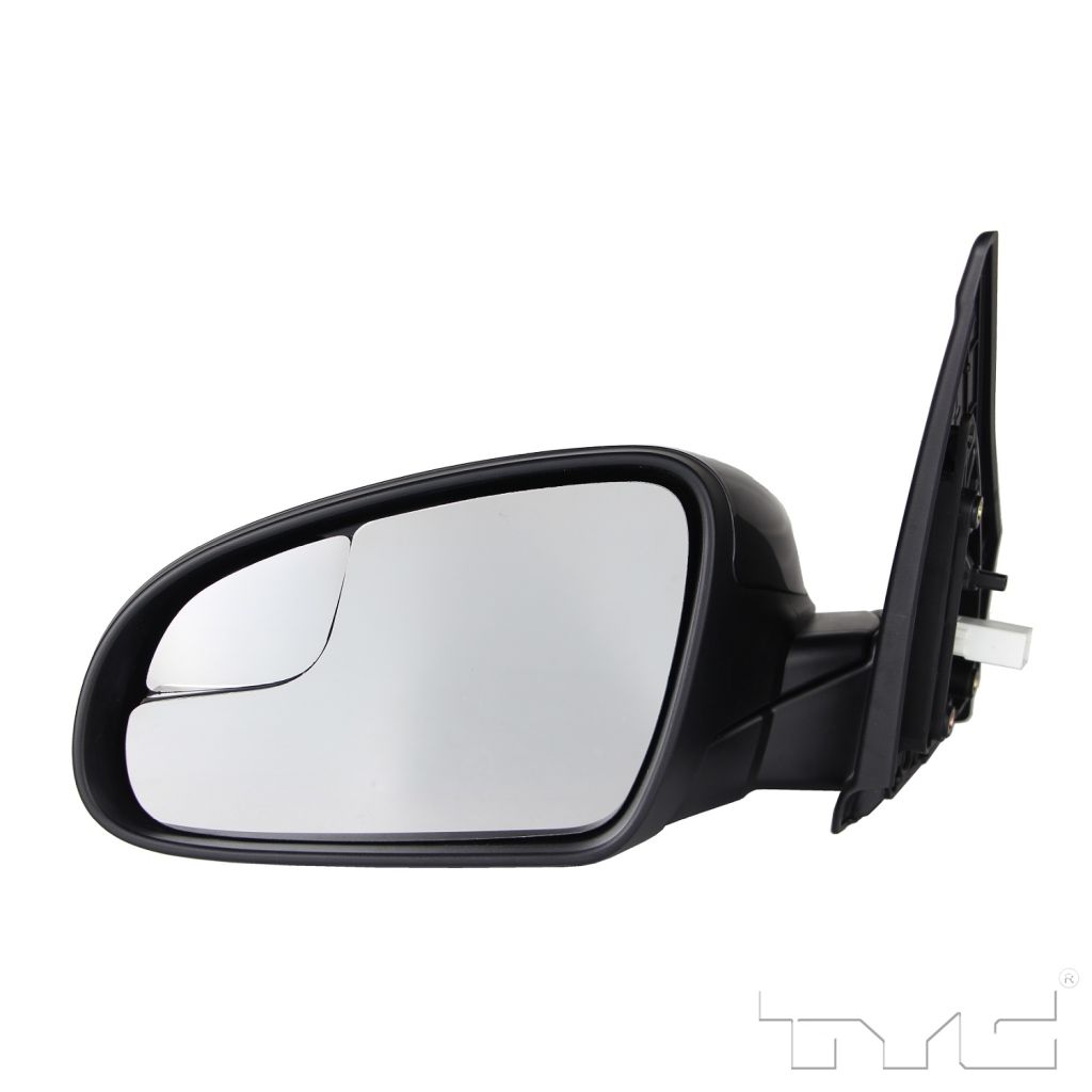 HYUNDAI KONA DOOR MIRROR LEFT (Driver Side) PWR/N-HTD/M-FOLD (W/SPOTTER GLASS)(BLACK) OEM#87610J9100MZH 2018-2022 PL#HY1320256