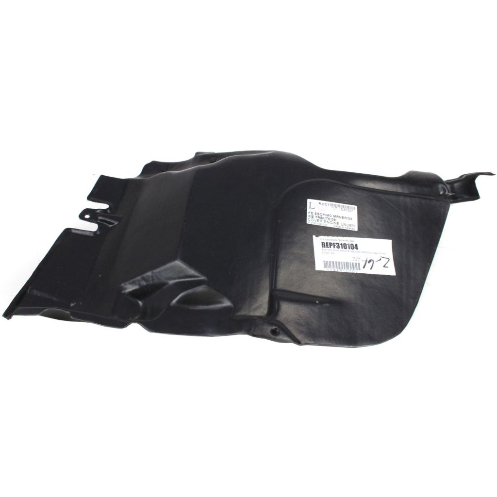 MERCURY MARINER FRONT SPLASH SHIELD LOWER LEFT (Driver Side) (ENG UNDER CVR) OEM#8L8Z16103A 2008-2011 PL#FO1250148