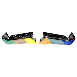 FORD TRUCKS & VANS FORD/PU (F250/350/450) Super Duty REAR FACE BAR SET CHROME (RH&LH)(WO/SENSOR) OEM#HC3Z17906JA 2020-2022 PL#FO1102386