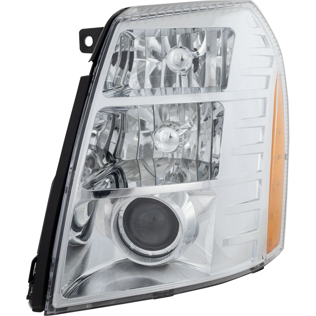 CADILLAC ESCALADE HYBRID HEAD LAMP ASSY LEFT (Driver Side) (HID)(1ST DESIGN)**CAPA** OEM#25897648 2009 PL#GM2502291C