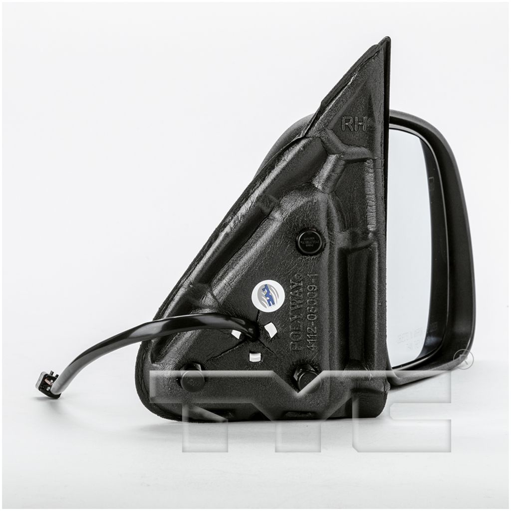 GM TRUCKS & VANS AVALANCHE DOOR MIRROR RIGHT (Passenger Side) PWR/HTD (W/O LAMP)(SMOOTH CVR) OEM#GM1321251 2002 PL#GM1321251
