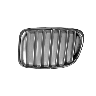 BMW BMW X1 GRILLE LEFT (Driver Side) CHR/TITANUM (xLINE) OEM#51112993307 2013-2015 PL#BM1200224