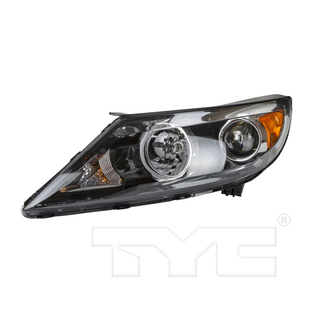 KIA SPORTAGE HEAD LAMP ASSEMBLY LEFT (Driver Side) (HALOGEN)(WO/LED) **CAPA** OEM#921013W050 2011-2012 PL#KI2502148C