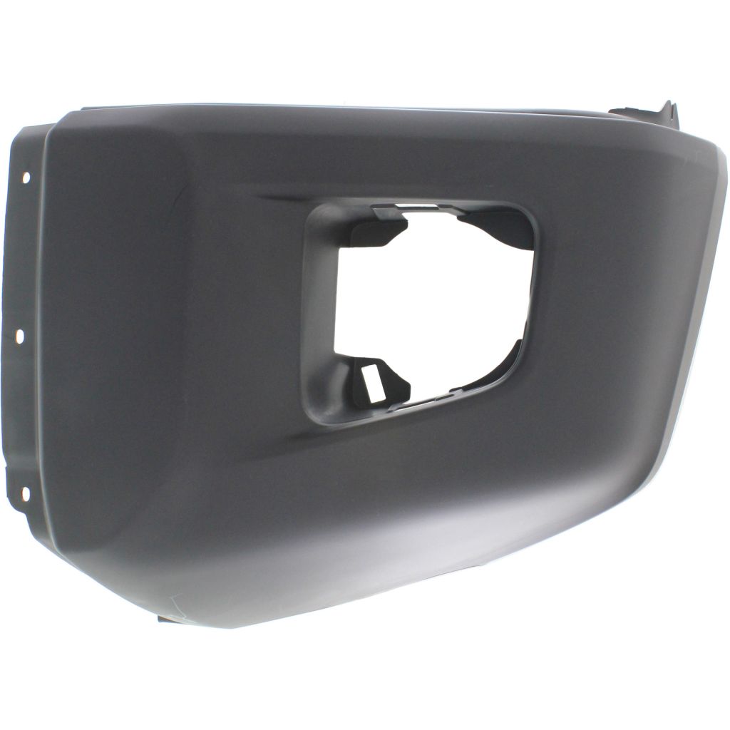 TOYOTA TUNDRA FRONT BUMPER END LEFT (Driver Side) BLACK (W/ SENSOR) OEM#521130C908 2014-2021 PL#TO1004183