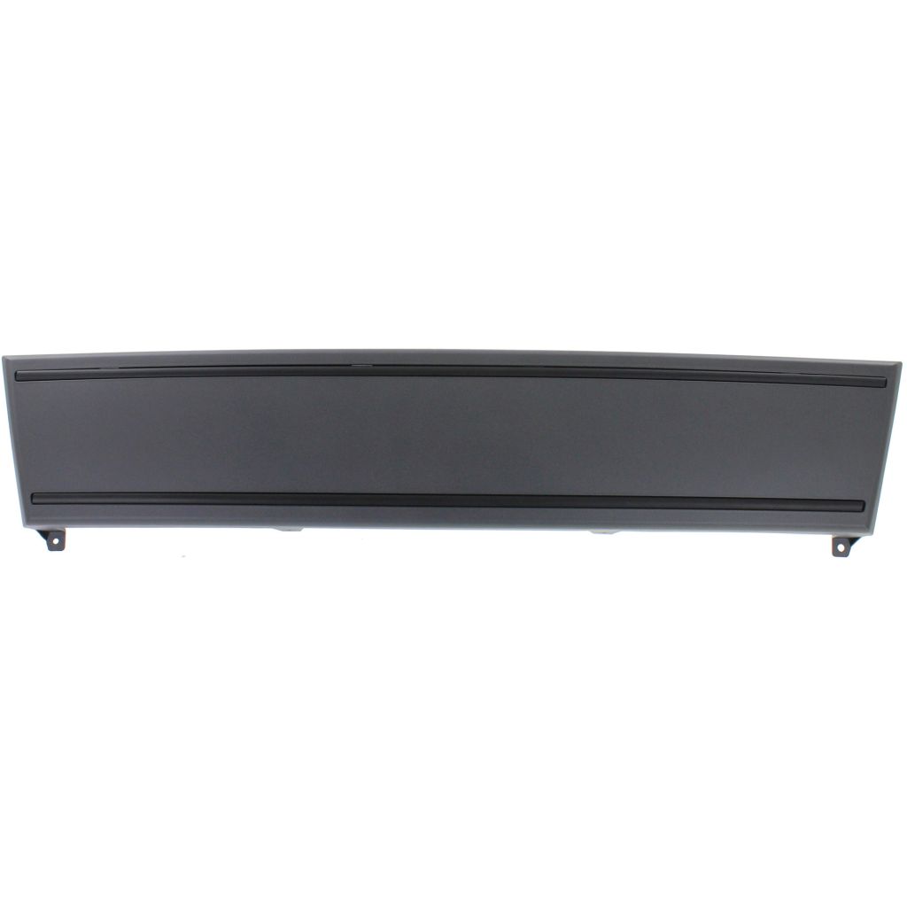 AUDI S5 CABRIO FRONT BUMPER LICENSE PLATE BAR PTD-BLACK WO/LICENSSE PLATE MOUNT OEM#8K0807287A3FZ 2010-2012 PL#AU1068103