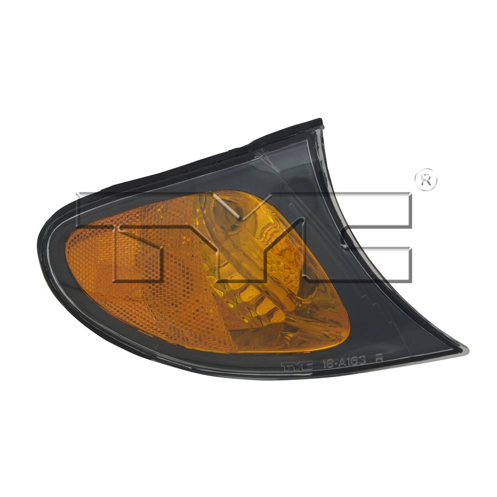 BMW BMW 3( i/xi ) (SEDAN/WAGON) CORNER LAMP UNIT RIGHT (Passenger Side) (AMBER SIGNAL W/BLACK BASE) **CAPA** OEM#63137165860 2002-2005 PL#BM2521109C