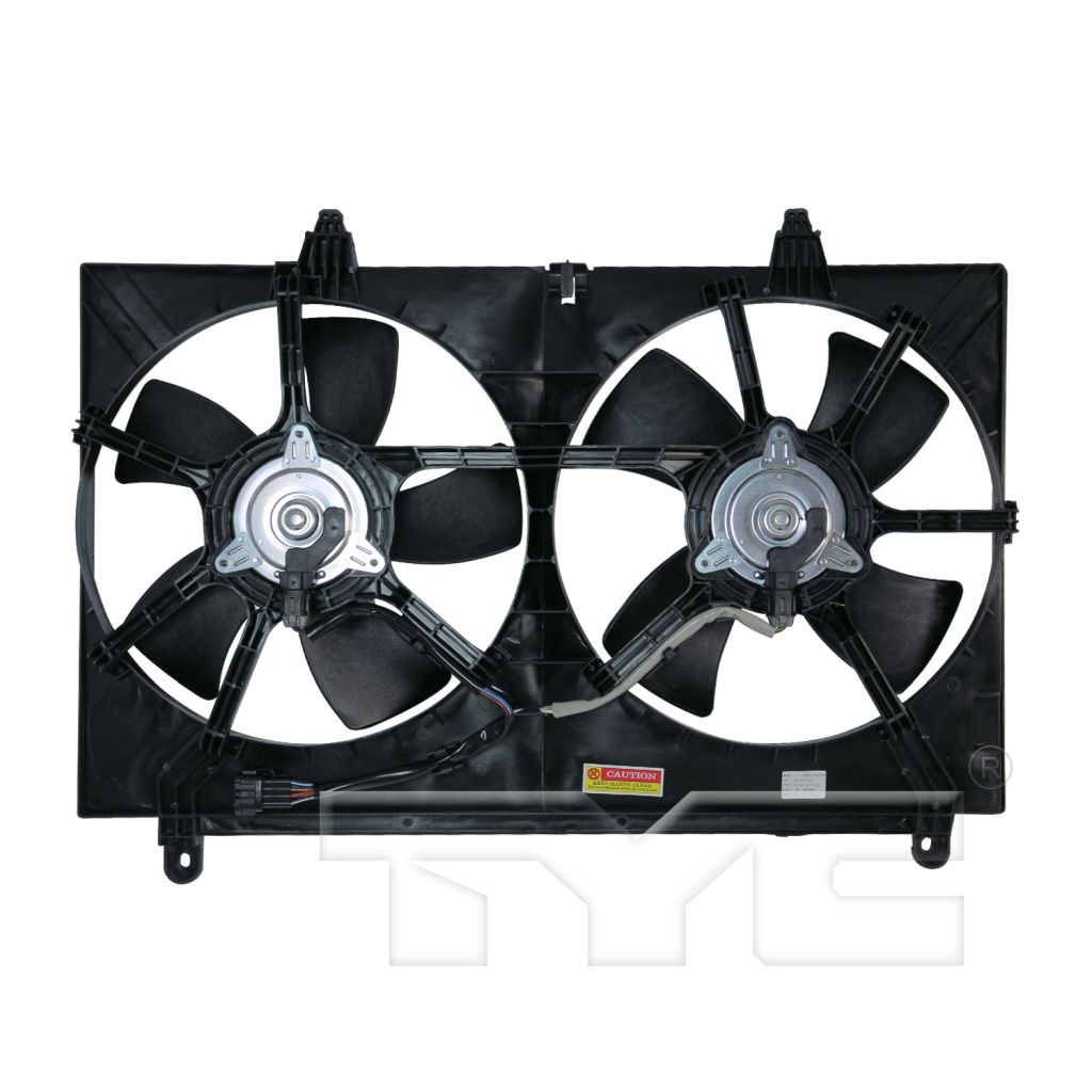 INFINITI FX35/FX45 RADIATOR & A/C FAN ASSEMBLY (3.5L)(DUAL FAN)(WO/ HARNESS) OEM#21481CL80A 2003-2008 PL#IN3115104