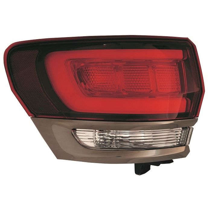 JEEPVEHICLE GRAND CHEROKEE / GRAND CHEROKEE WK TAIL LAMP ASSY LEFT (Driver Side) BUMPERRONZE INSERT (75th EDITION) **CAPA** OEM#68289997AA 2015-2022 PL#CH2804118C
