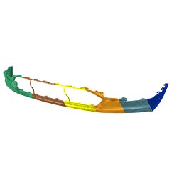 GM TRUCKS & VANS TERRAIN/TERRAIN DENALI (GMC) FRONT BUMPER COVER LOWER TEXTURE (SLE/SLT)(WO/BUILT IN GRILLE) OEM#84248519 2018-2023 PL#GM1015147