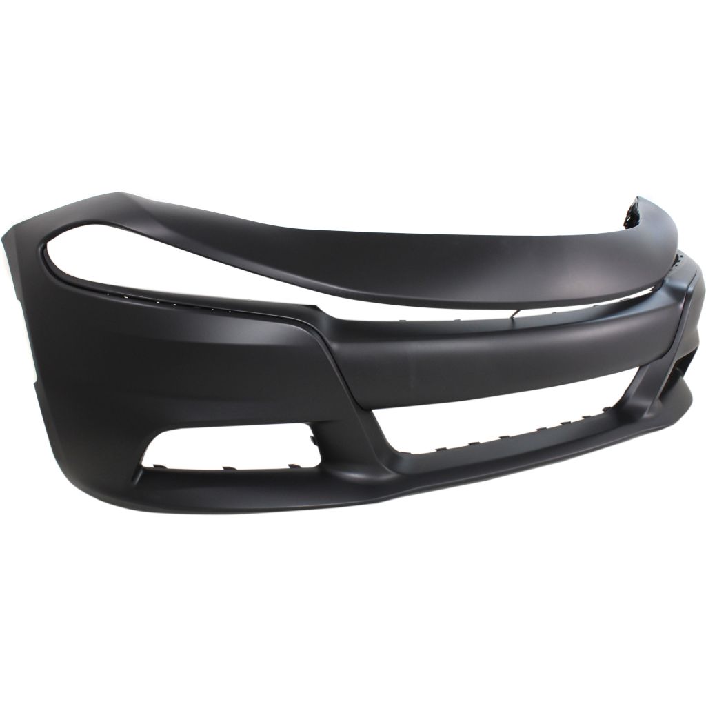DODGE CHARGER FRONT BUMPER COVER PRIMED (SE/SXT/ R/T / R/T Road&Track/POLICE) **CAPA** OEM#68267765AC 2015-2023 PL#CH1000A24C