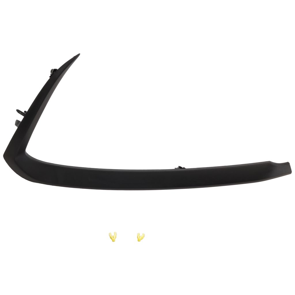 MAZDA CX-9 FRONT BUMPER MLDG RIGHT (Passenger Side) TXT-BLACK OEM#TK4850120A 2016-2023 PL#MA1047102