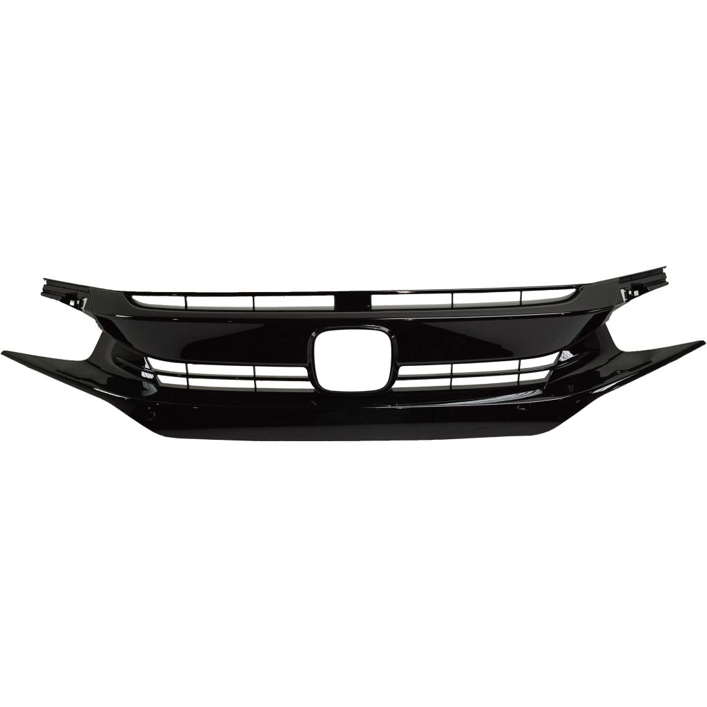 HONDA CIVIC HATCHBACK (EXC TYPE R) GRILLE PTD-BLK OEM#71121TGGA01 2017-2019 PL#HO1200235