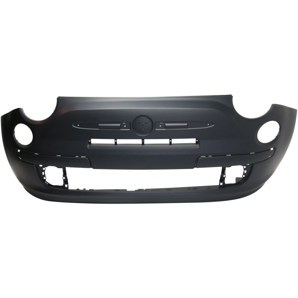 FIAT 500 2DOORS (FIAT) FRONT BUMPER COVER PRIMED (LOUNGE)(W/FOG)((W/CHR MLDG) **CAPA** OEM#1RZ55TZZAB 2012-2017 PL#FI1000103C