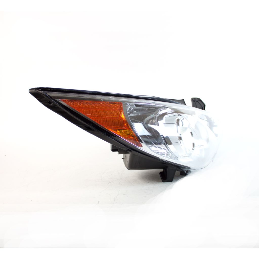 HYUNDAI SONATA HEAD LAMP ASSEMBLY RIGHT (Passenger Side) (HALOGEN) (GLS)(SILVER/CHR BEZEL) OEM#921023Q000 2011-2014 PL#HY2503159