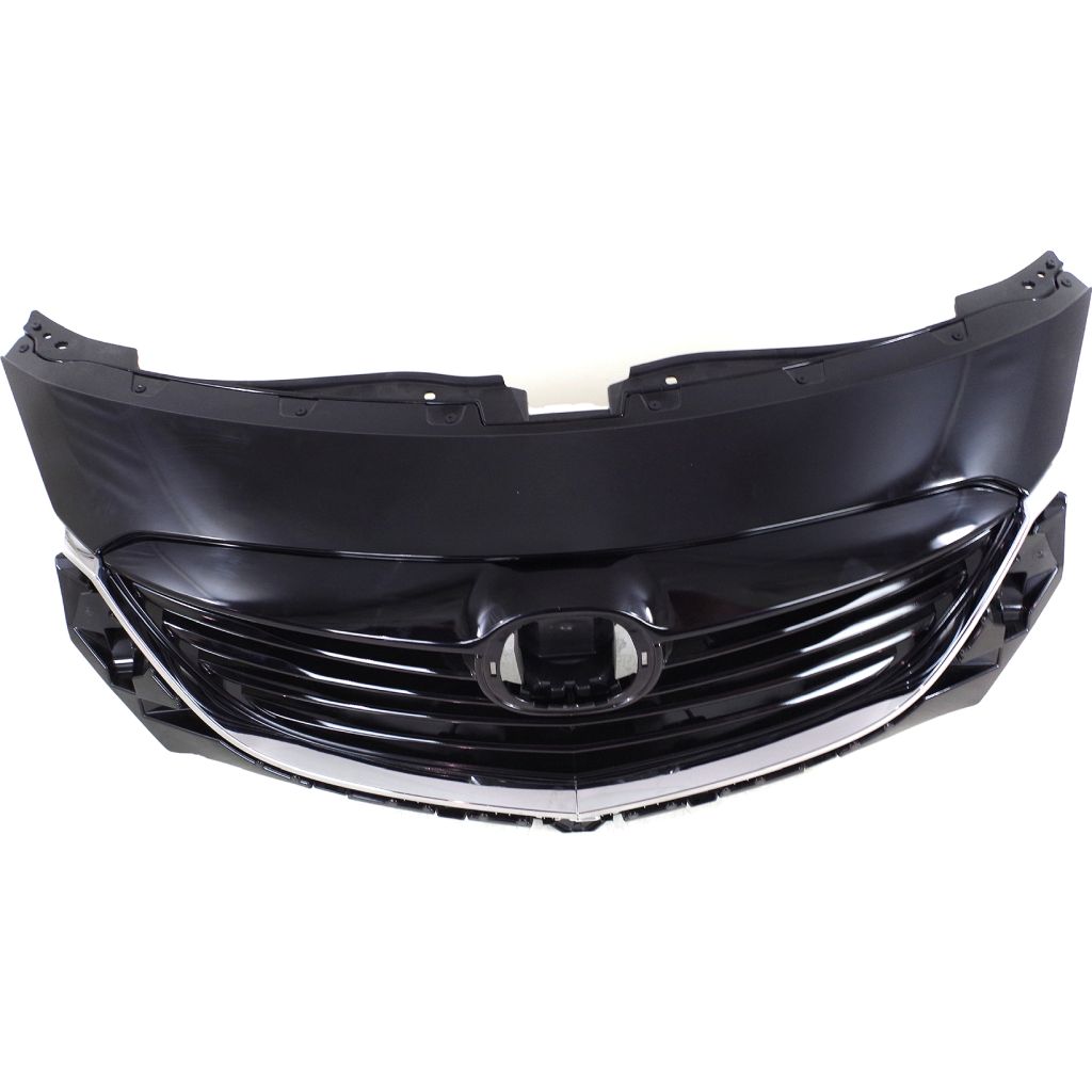 MAZDA CX-9 GRILLE ASSEMBLY CHR/BLK W/UPPER PTD MOLDING OEM#TK2150710DPZ 2013-2015 PL#MA1200191
