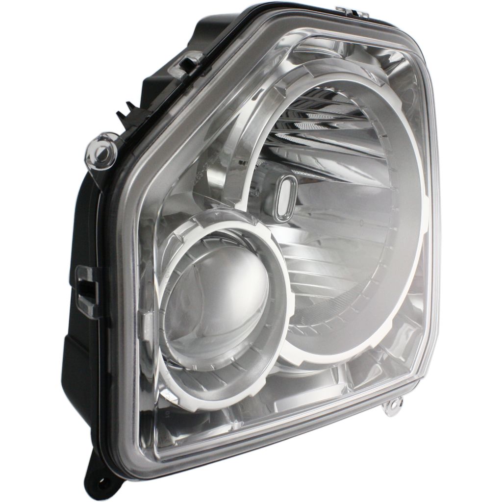 JEEPVEHICLE LIBERTY HEAD LAMP ASSY RIGHT (Passenger Side) (W/O FOG LAMP)(CHROME BEZEL)(ROUND BULB SHIELD) OEM#57010170AE-PFM 2008-2012 PL#CH2503234