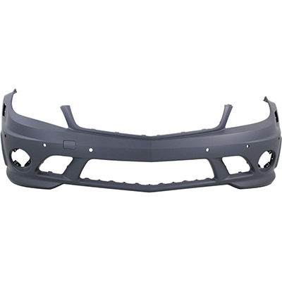 MERCEDES-BENZ C-CLASS SEDAN (204) FRONT BUMPER COVER PRIMED (C63)(WO/WASHER)(W/SENSOR) OEM#2048854825 2008-2011 PL#MB1000385