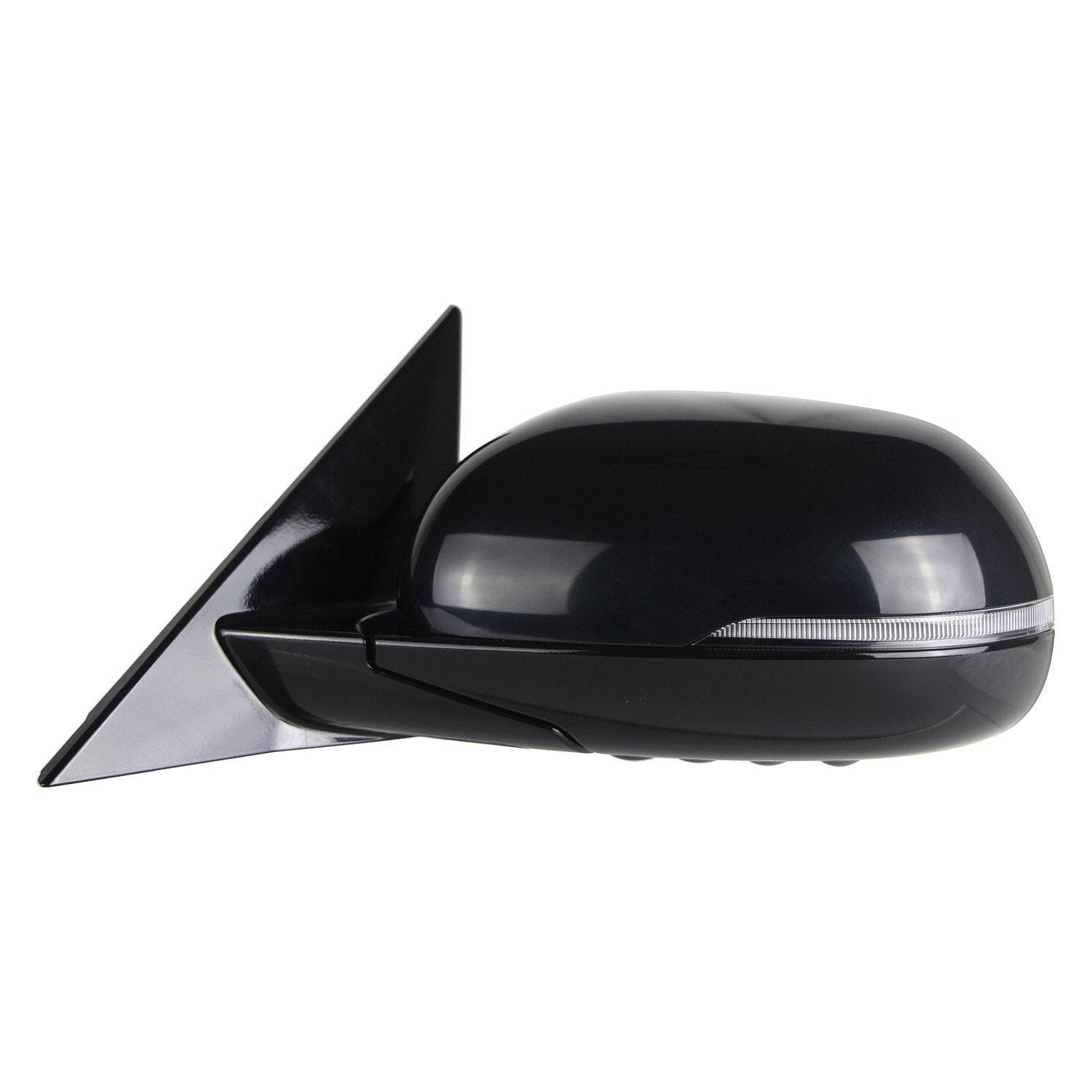 KIA SOUL DOOR MIRROR LEFT (Driver Side) PWR/HTD/SIGNAL (W/BSD)(BLACK BASE)(PTM) OEM#87610K0440 2020-2025 PL#KI1320236