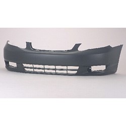 TOYOTA COROLLA/SEDAN FRONT BUMPER COVER PRIMED (CE/LE MODEL)(W/O Spoiler Hole) OEM#5211902915 2003-2004 PL#TO1000240