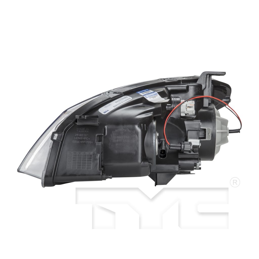 NISSAN(DATSUN) ALTIMA HEAD LAMP ASSEMBLY RIGHT (Passenger Side) (W/O HID)(Exc OEM#26010ZB525 2005-2006 PL#NI2503156