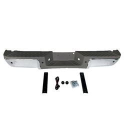 FORD TRUCKS & VANS FORD/PU F250/350/450 (SUPER DUTY) REAR STEP BUMPER ASSY CHROME W/TAN PAD (W/SENSOR) OEM#9C3Z17906D-PFM 2013-2016 PL#FO1103182