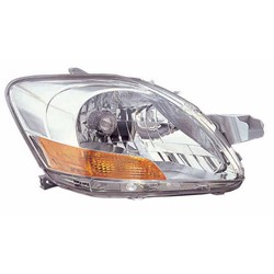 TOYOTA YARIS SEDAN HEAD LAMP UNIT RIGHT (Passenger Side) (W/CHR BEZEL)**CAPA** OEM#8113052750 2007-2012 PL#TO2519108C