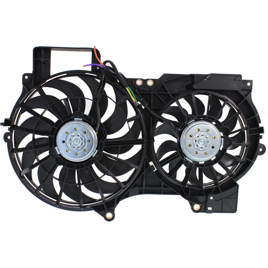 AUDI A6 SEDAN /WAGON RADIATOR & A/C FAN ASSEMBLY 3.0/3.2L (WO/MODULE) OEM#4F0121207A-PFM 2005-2011 PL#AU3115109