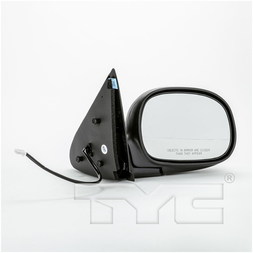 FORD TRUCKS & VANS FORD/PU (NEW)(F150/F250)LD DOOR MIRROR RIGHT (Passenger Side) PWR (W/O SIGNAL)(Exc LIGHTNING)(CHR CVR) OEM#F85Z17682FAA 1997-2001 PL#FO1321138