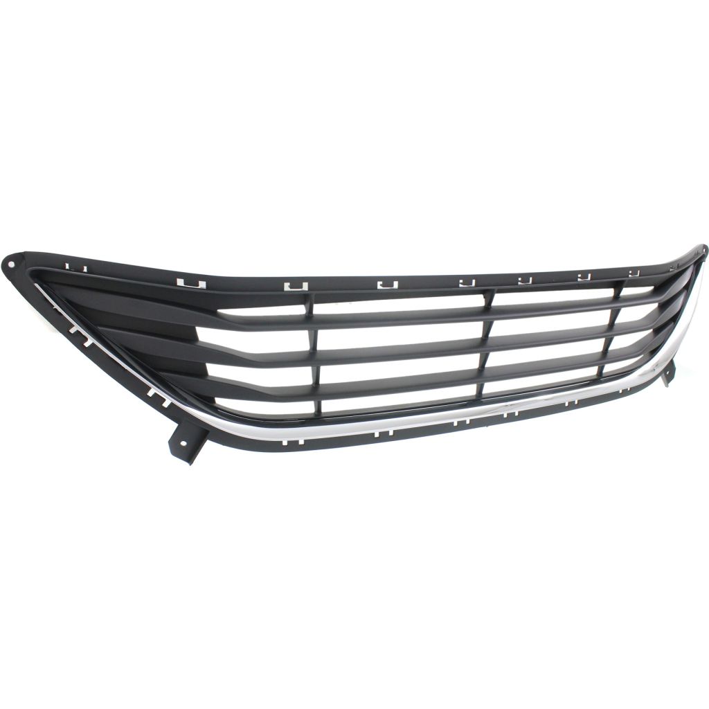HYUNDAI ELANTRA SEDAN FRONT BUMPER GRILLE BLACK W/LWR OUTER CHROME MOLDING (GLS) OEM#865603Y000 2011-2013 PL#HY1036115