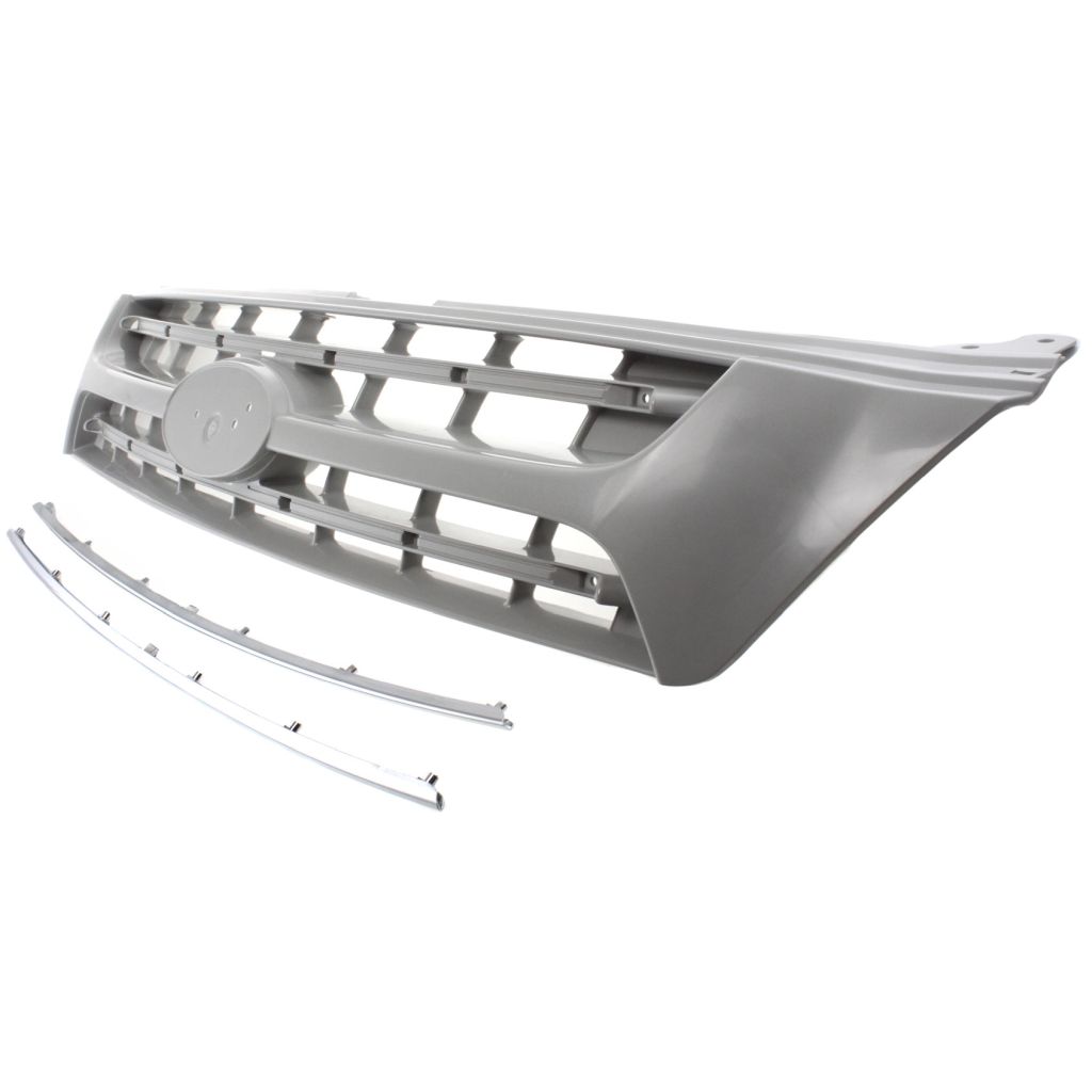 KIA SEDONA MINIVAN GRILLE ASSEMBLY PTD/CHR MOLDING OEM#863504D001 2006-2010 PL#KI1200137