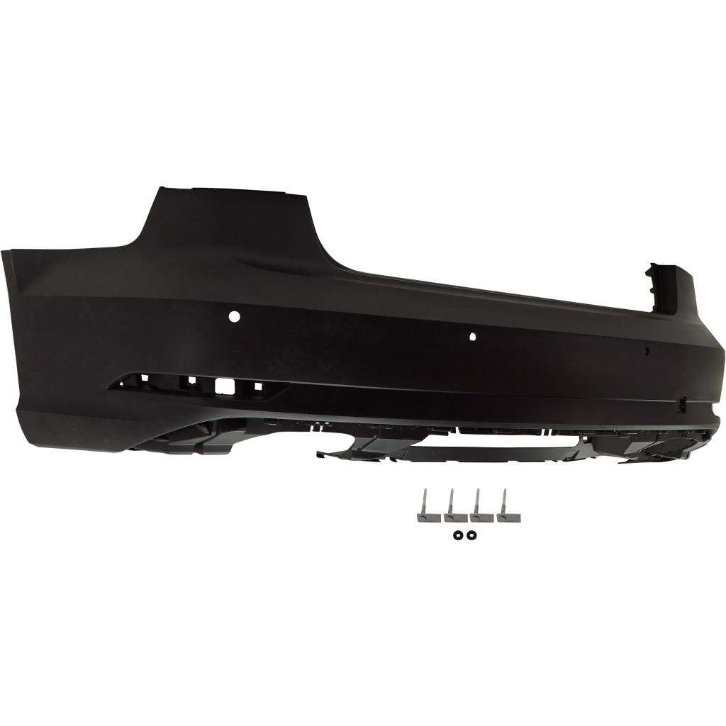 AUDI A3 SEDAN REAR BUMPER COVER PRIMED (W/SENSOR)(W/PARALLEL ASSIST)(WO/SPORT)(WO/S-LINE) OEM#8V5807067GGRU 2017-2020 PL#AU1100245